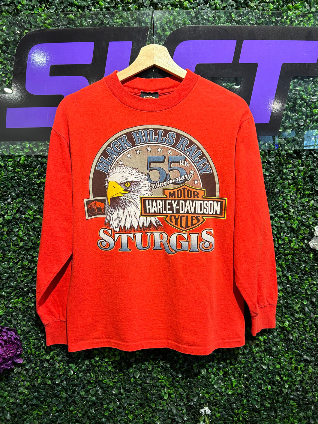 90s Harley Davidson Sturgis LS Shirt. Size Medium