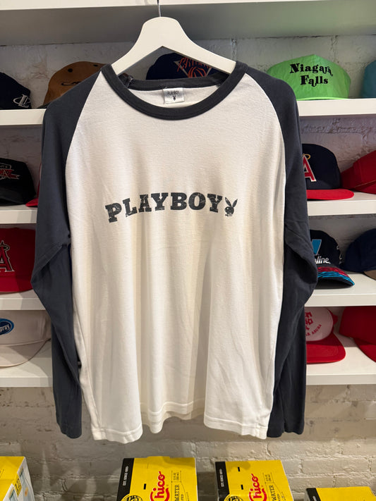 Vintage Playboy L/S T-Shirt Size Large
