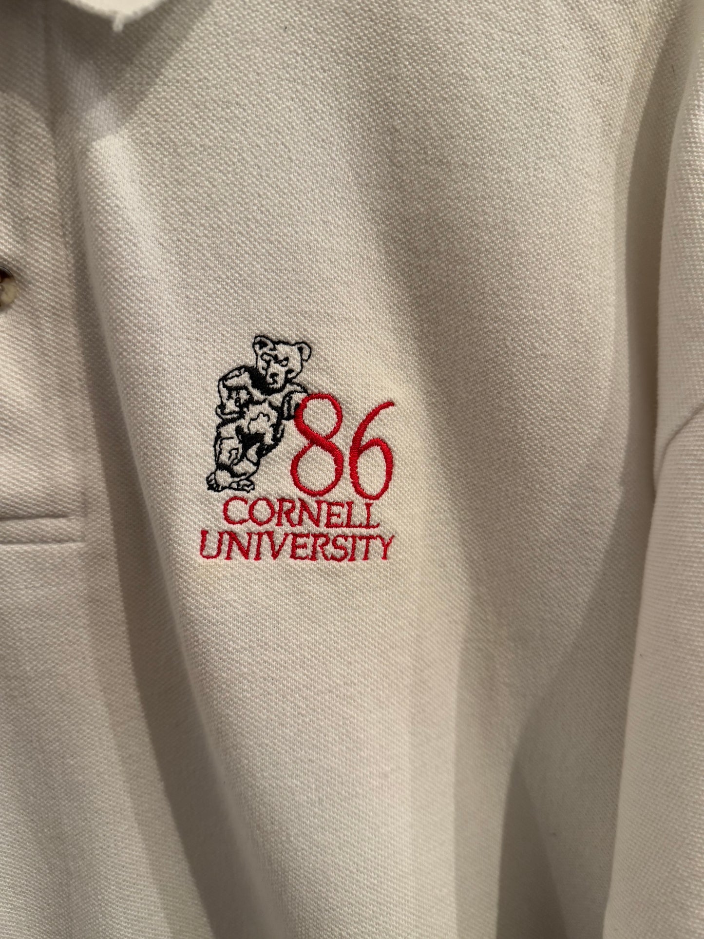 1986 Cornell University Polo Size XL