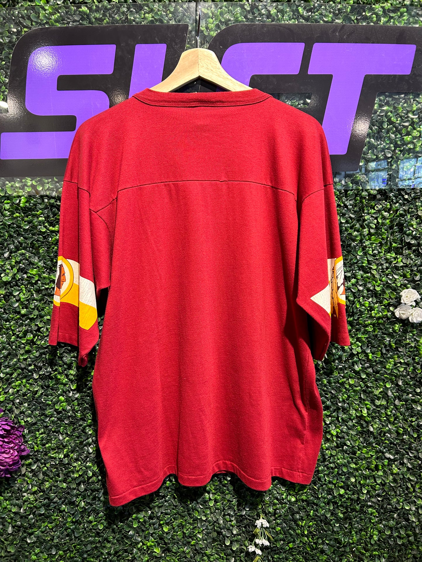 90s Washington Redskins 3/4 Sleeve Jersey Shirt. Size Large