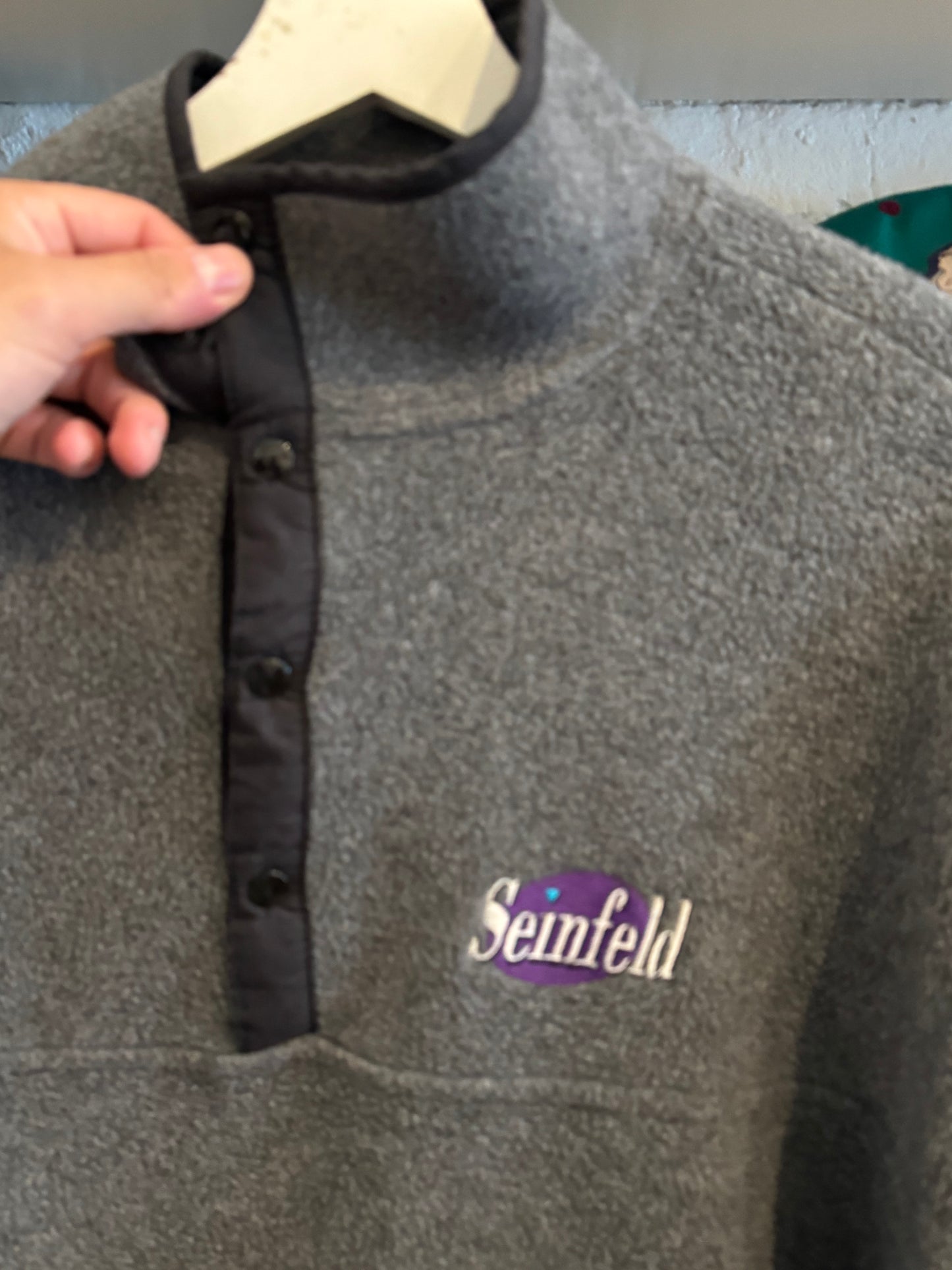 Vintage Seinfeld Polartec Cast and Crew Fleece Tagged Large fits L/XL