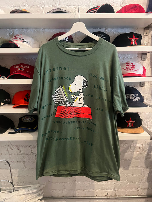 Vintage Peanuts Snoopy Internet T-shirt size XL