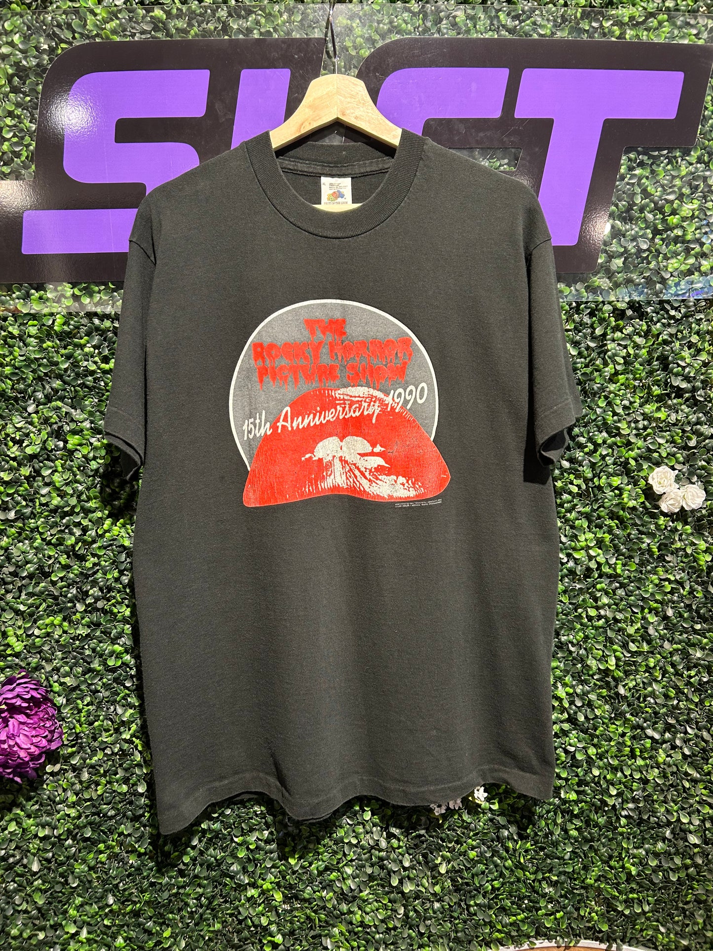 1990 The Rocky Horror Picture Show 15th Anniversary T-Shirt. Size L/XL