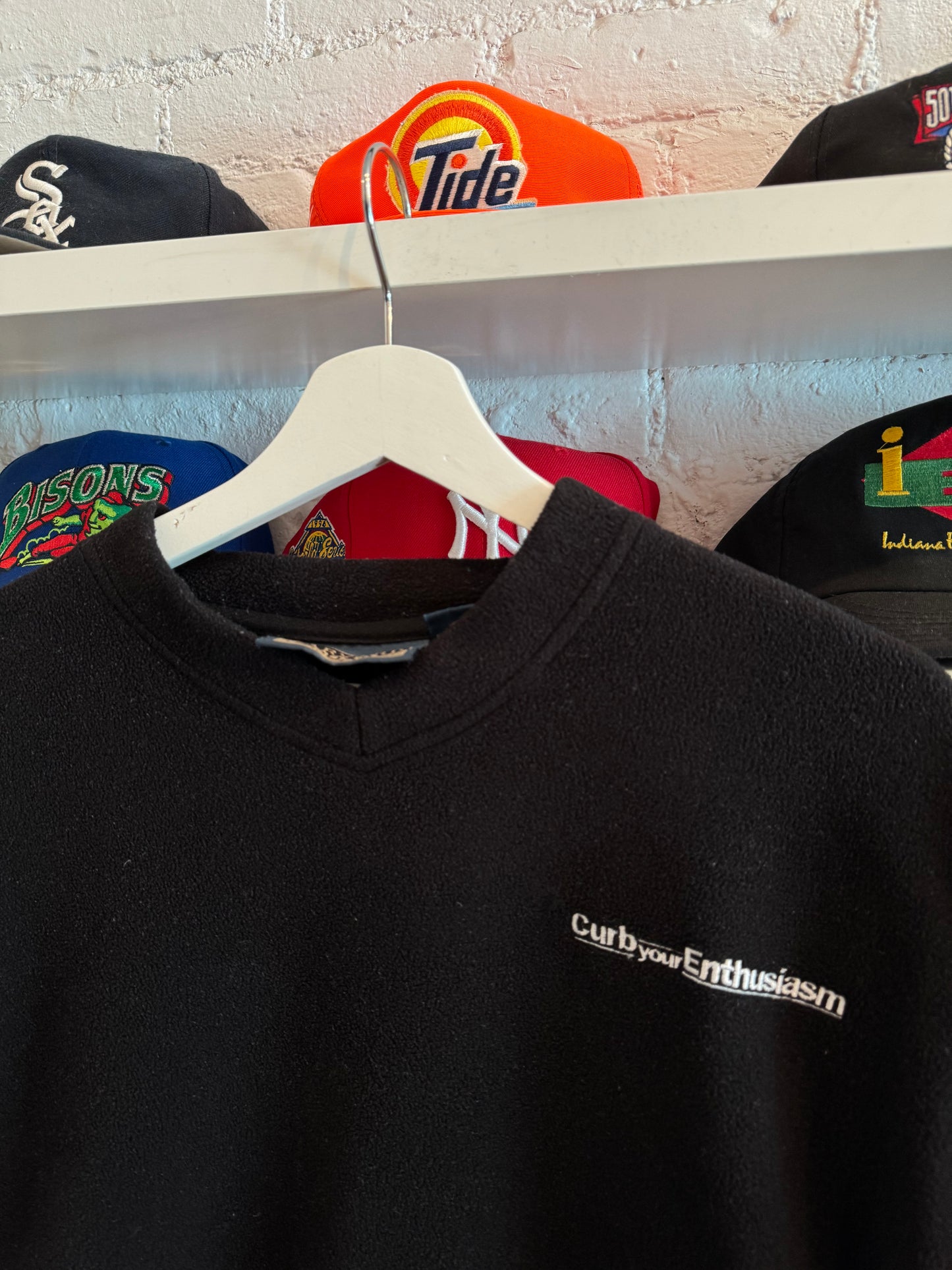 Vintage HBO Curb Your Enthusiasm Fleece Tagged S fits M/L Crop