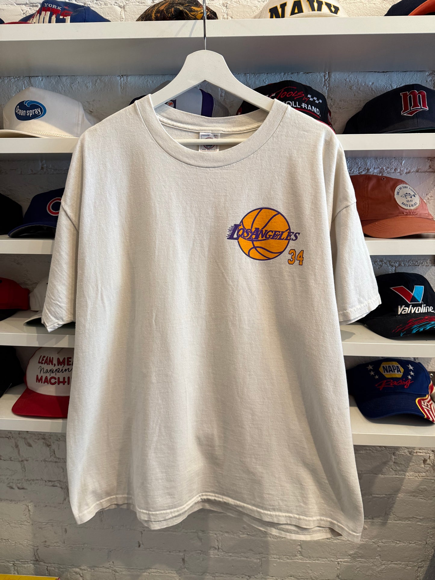 Vintage Los Angeles Lakers Shaquille O’Neal T-Shirt Size XL