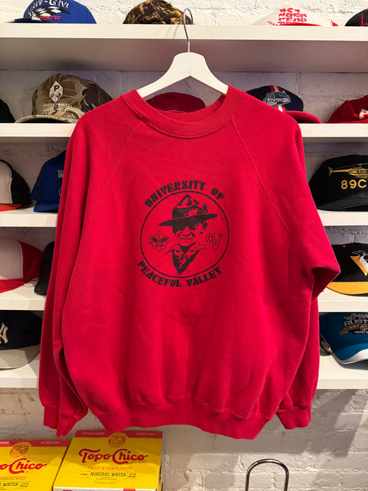 University of Peaceful Valley Crewneck Size XL