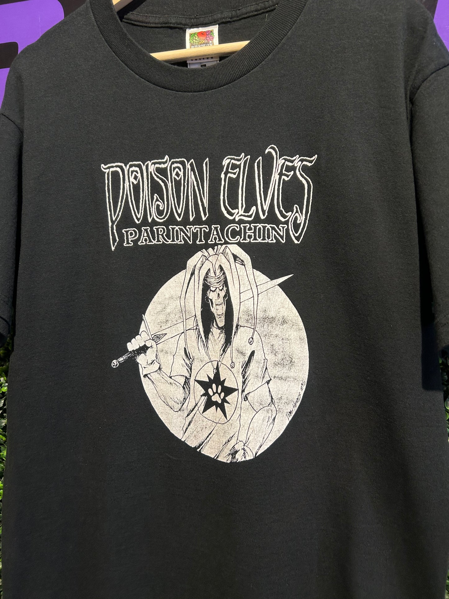 90s Poison Elves Comic Book T-Shirt. Size Large