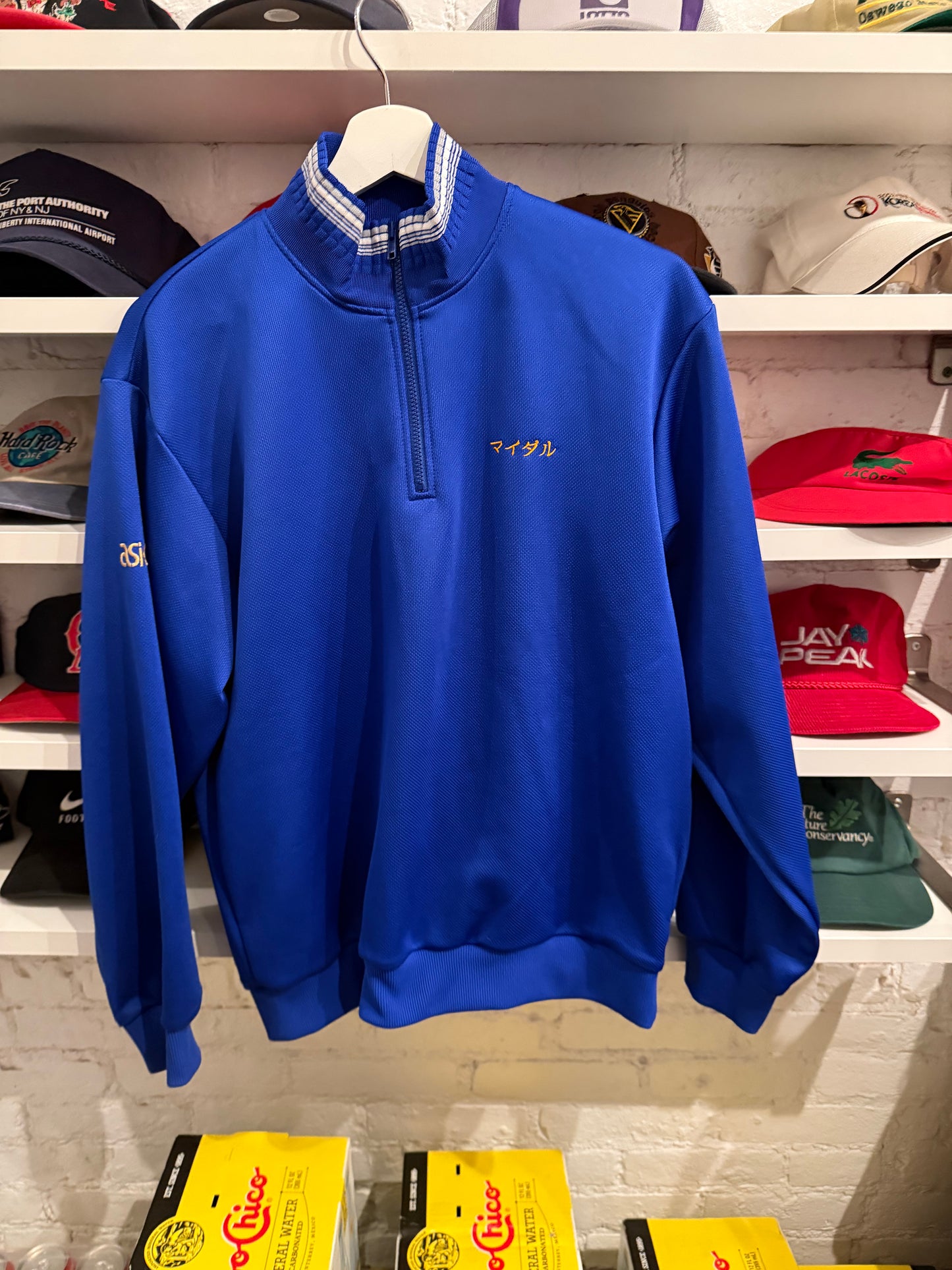 Vintage ASICS 1/4 Zip Jacket Size Large