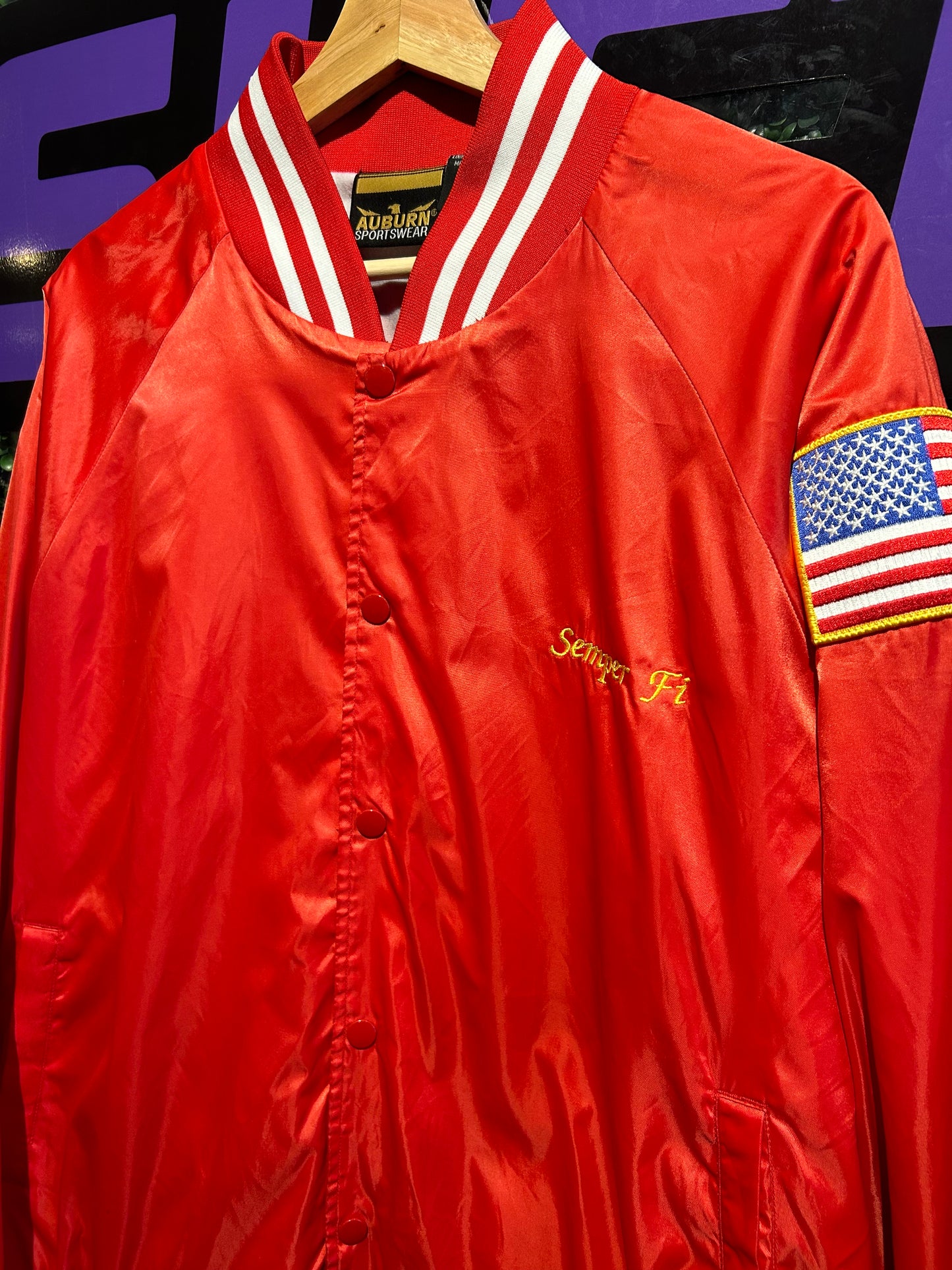 80s United States Marines Button-Up Jacket. Size XL