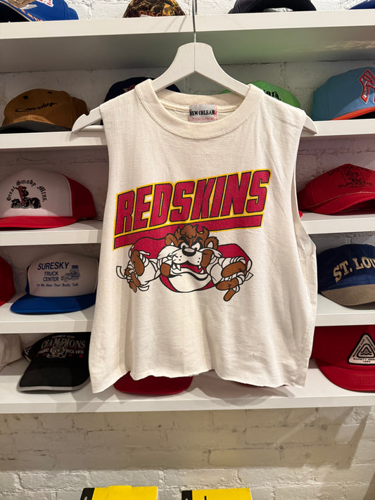 Chopped Vintage Washington Redskins Taz T-Shirt Size XS/Small
