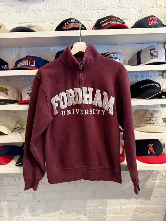 Fordham University 1/4 Zip Sweater Size XS/Small