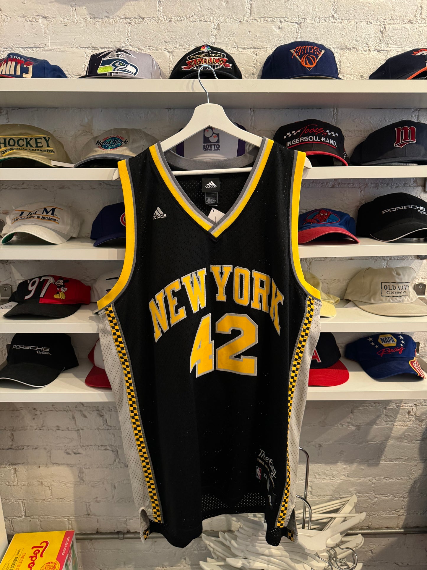 New York Knicks City Edition Taxi Adidas Basketball Jersey Lee Size XXL
