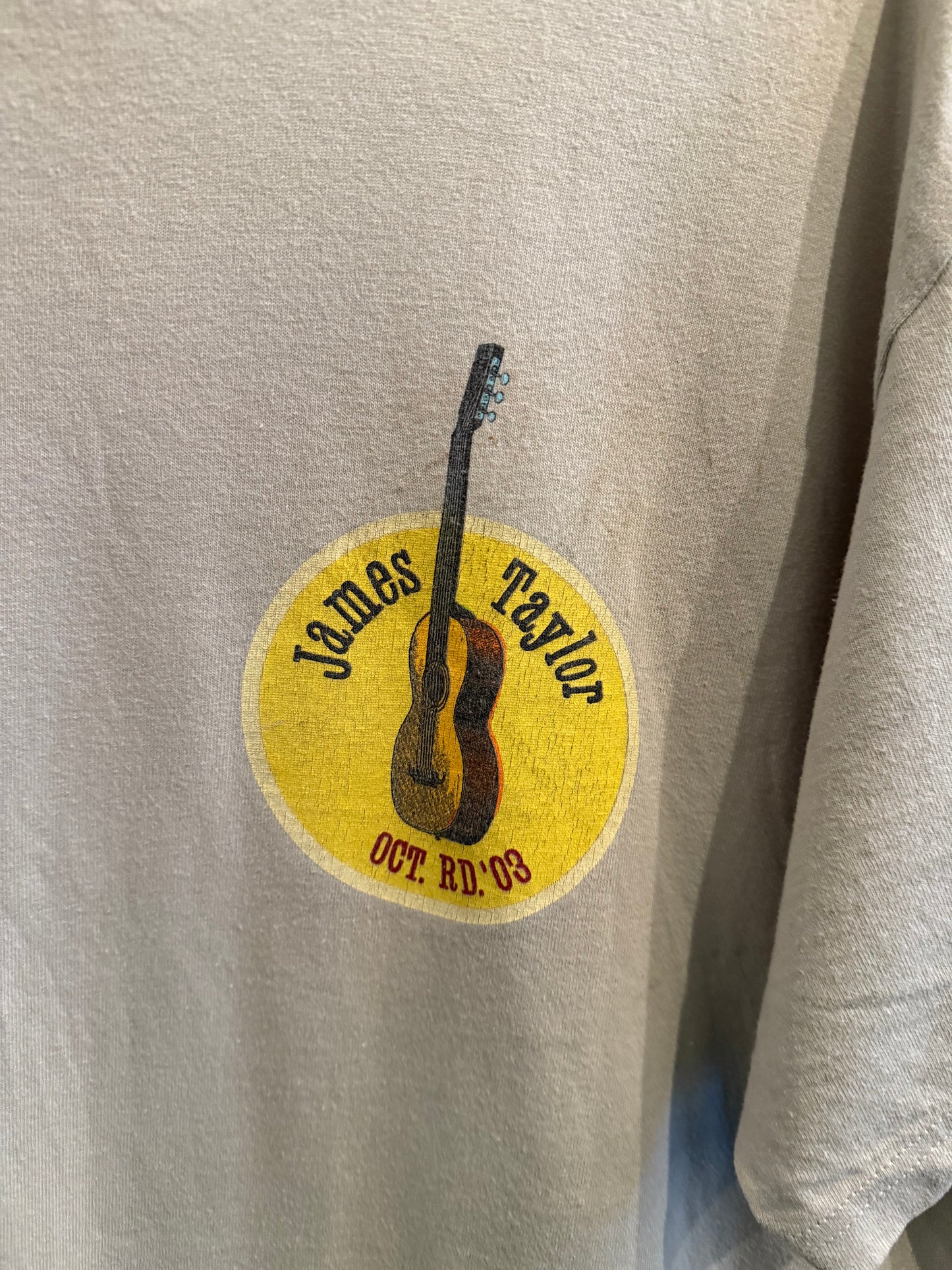 2003 James Taylor Tour T-Shirt Size XL