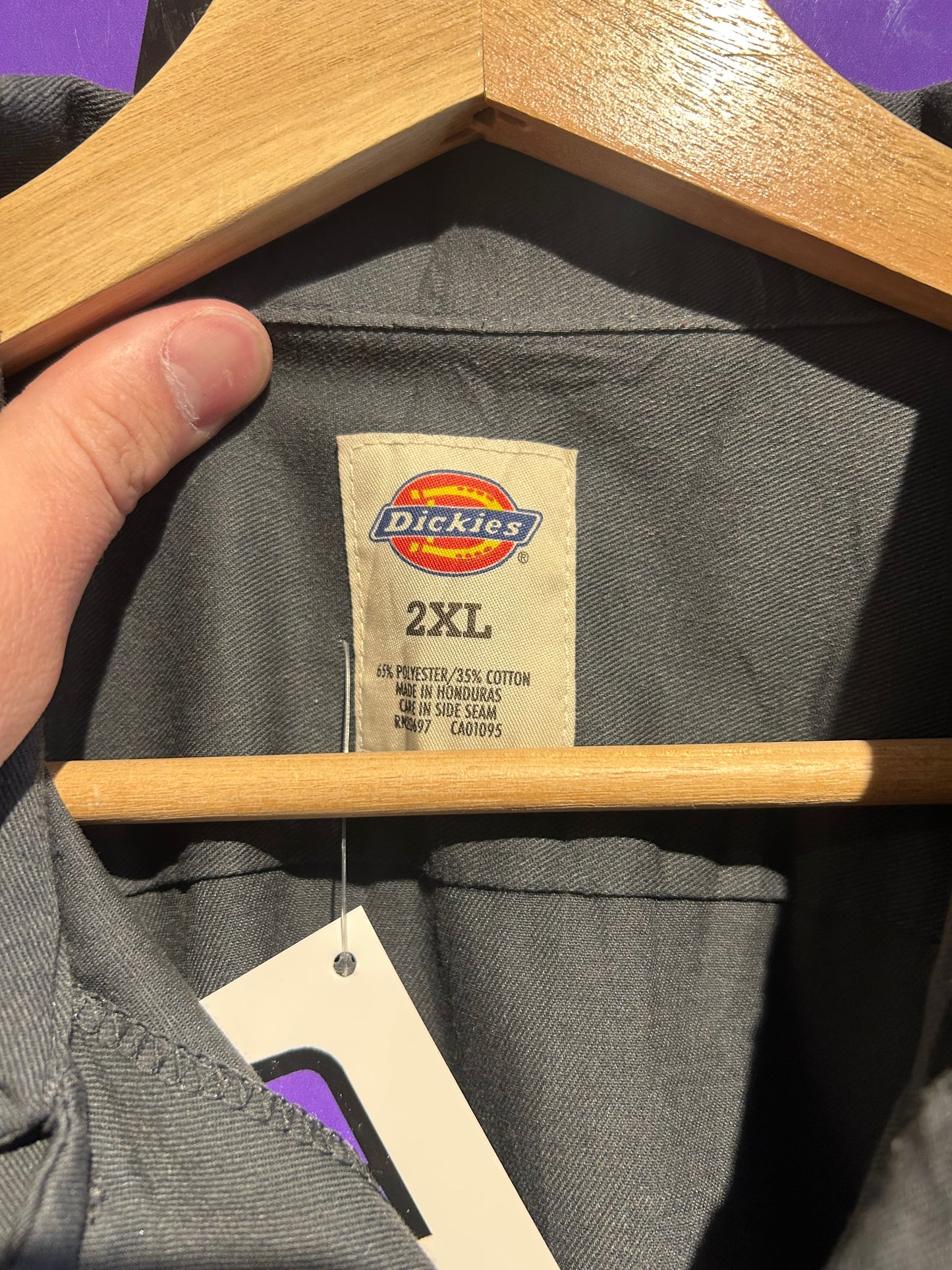 00s Dickies Button-Up Work Shirt. Size XXL