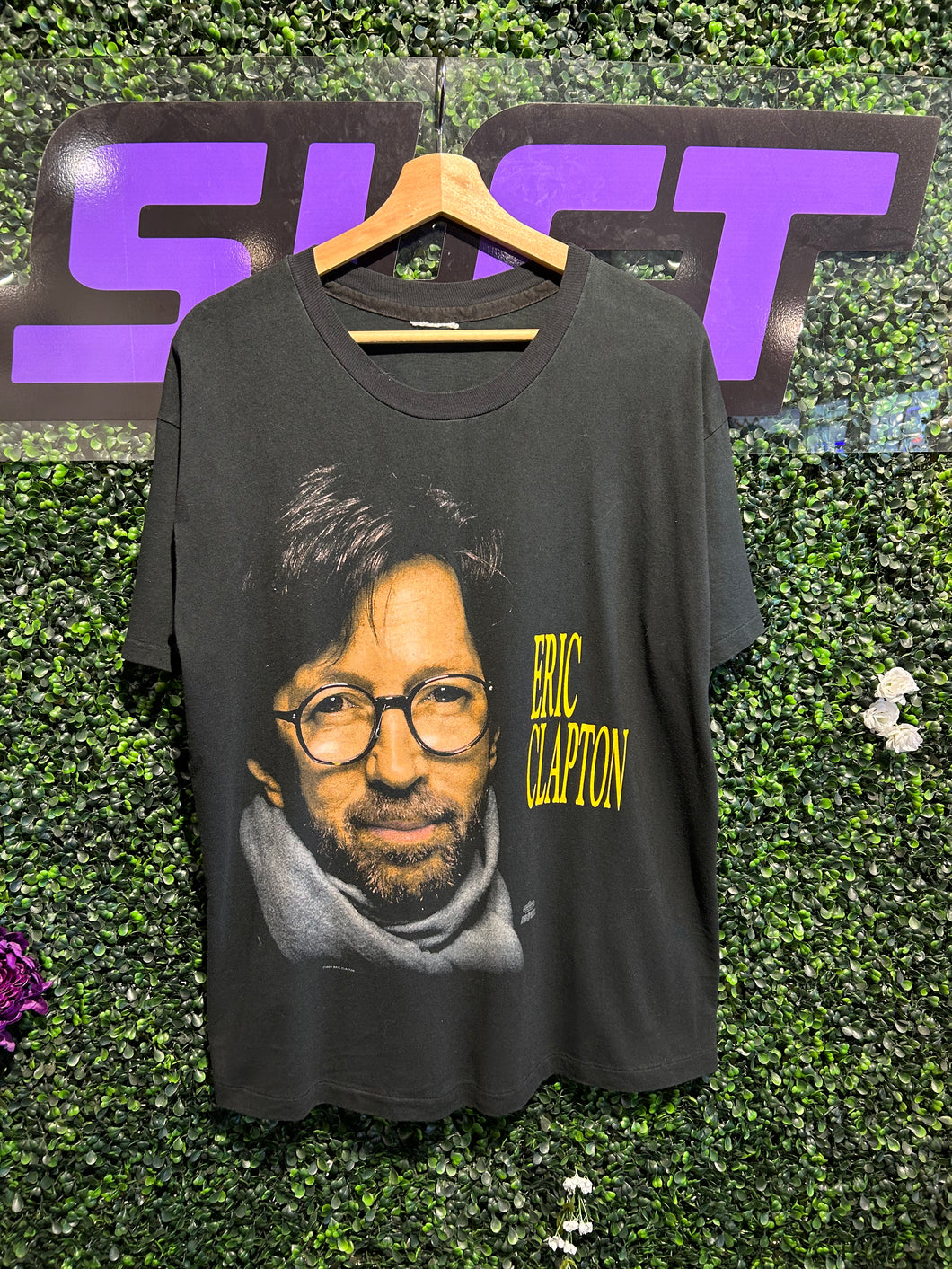 1992 Eric Clapton US Tour T-Shirt. Size Large