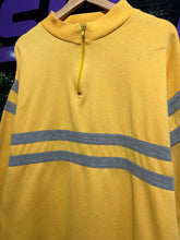 Vintage Striped Quarter-Zip Sweatshirt. Size XL