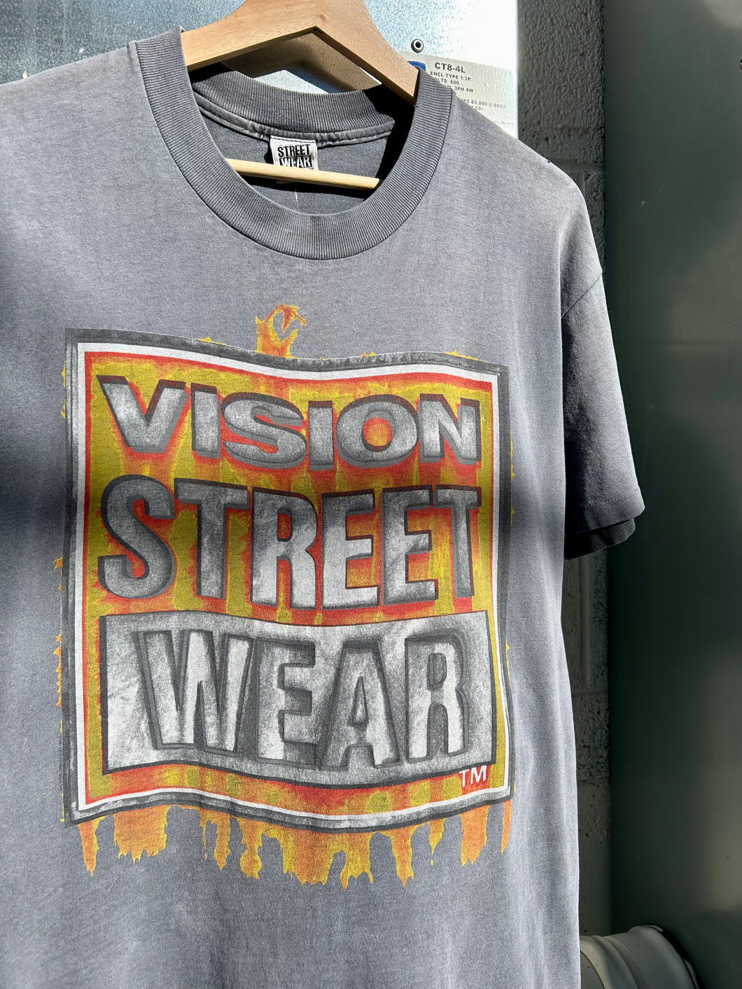 1987 Vision Street Wear T-Shirt. Size Large