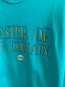 Vintage Seinfeld Master Of Domain T-Shirt Size XL
