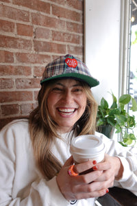 SLCT Stock NYC Souvenir Shop Snapback Hat in Plaid