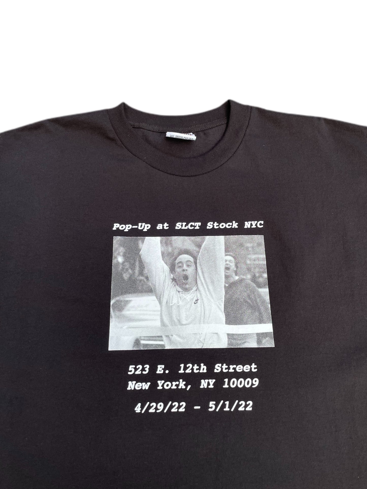 SLCT Stock NYC X Niketeesaretheshit X Edgewood Collective Pop-Up Seinfeld The Race T-Shirt