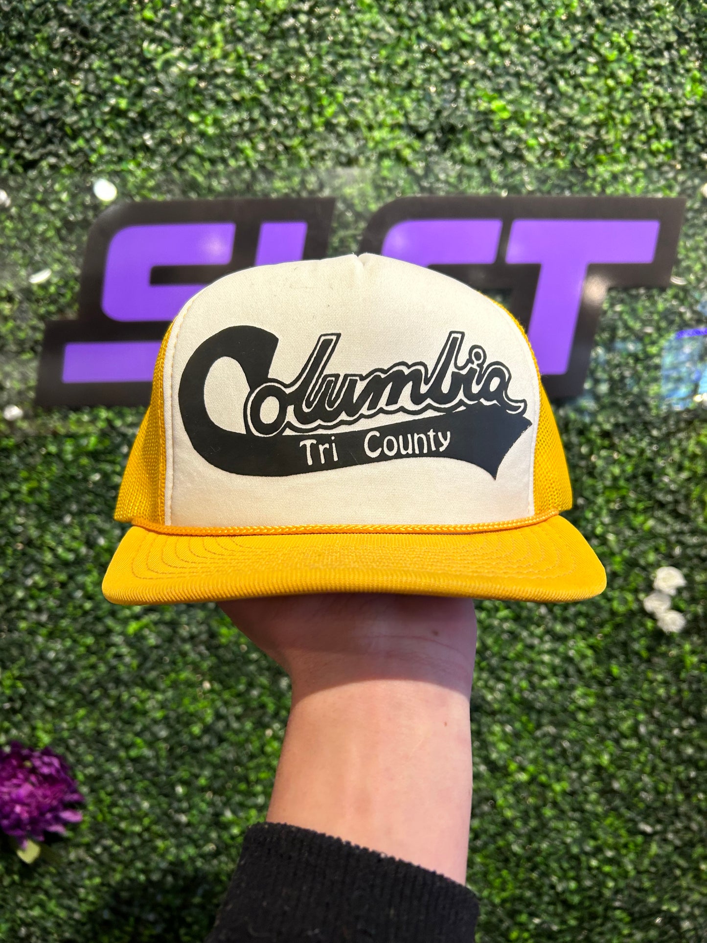Vintage Columbia Tri County Trucker Hat