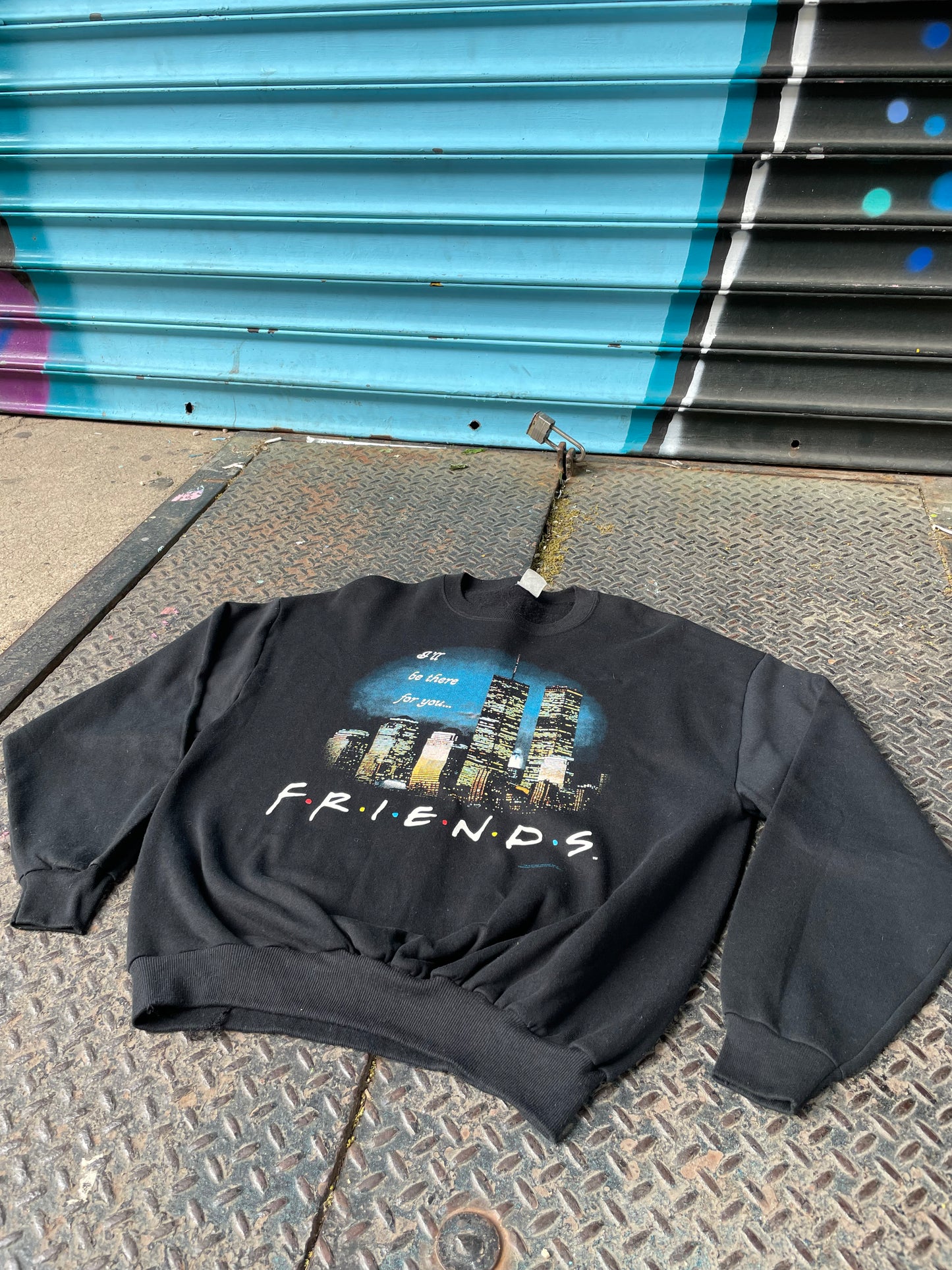 Vintage RARE New York Twin Towers Friends Crewneck Tagged L fits L/XL